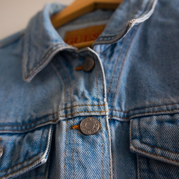 Guess Kid's Blue Jeans Jacket - Picture 4 of 5